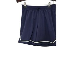 All In Motion kid Navy Athletic Shorts XL Breathable Mesh Fabric Elastic Waistba